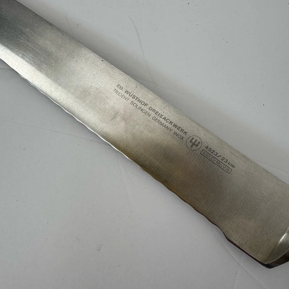 Wüsthof Wusthof 4523 Solingen Carving Knife 23cm Germany INOX Dreizackwerk